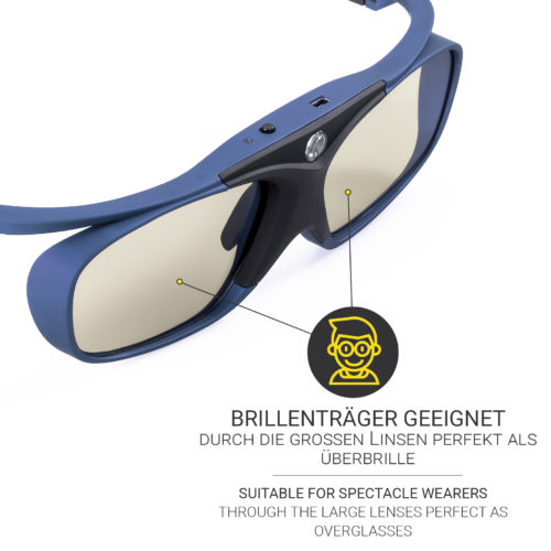 3D Brille für Brillenträger